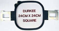 Durkee 9"x9" (24cmx24cm) Square Hoop-Brother PR600 Series/Baby Lock Compatible