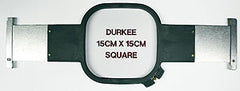 15cm x 15cm (6" x 6") Square Hoop, 520 Needle Spacing, Barudan Compatible, QS
