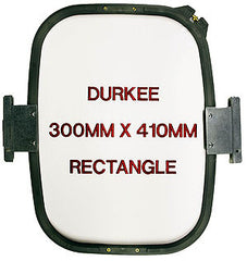 300mm x 410mm Rectangular Hoop, 520 Needle Spacing, Barudan Compatible, QS