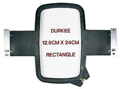 Durkee 5" X 9" (12.5cm x 24cm) Rectangular Hoop, 400 MM Needle Spacing, Meistergram Compatible