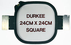 24cm x 24cm Square Hoop, 400 Needle Spacing, Melco Compatible