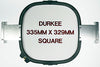 335x329 (12" x 12") Square Hoop, 380 Needle Spacing, Barudan Compatible, QS