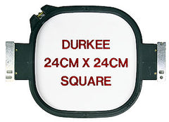 24cm x 24cm Square Hoop, 360 Needle Spacing, Tajima, Brother & Toyota Compatible