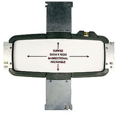 Durkee 11.75" X 4" (30cm x 10cm) Rectangular Bi-Directional Hoop, 400MM Needle Spacing, Meistergram Compatible