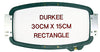 30cm x 15cm (12" x 6") Rectangular frame for Janome MB-4 Machines