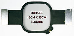 Durkee 6" X 6" (15cm x 15cm) Square Hoop, 400MM Needle Spacing, Meistergram Compatible
